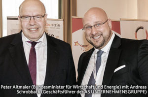  Andreas Schrobback mit Bundeswirtschaftsminister Peter Altmaier (CDU), 
